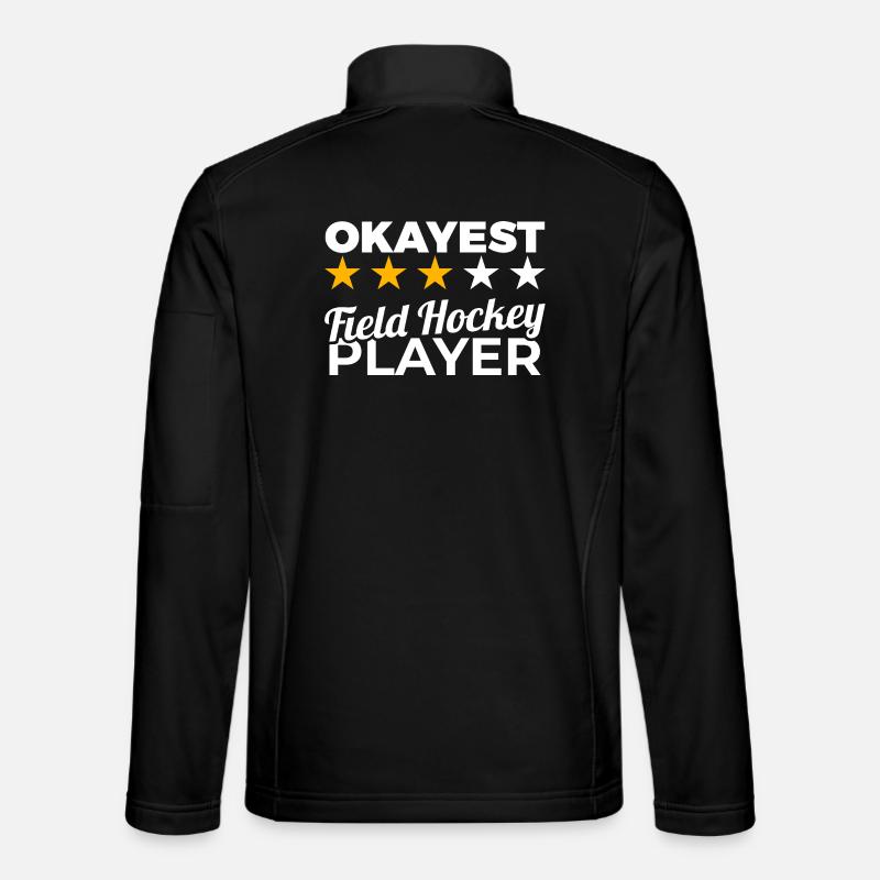 Durchschnittlicher Hockeyspieler - Unisex Softshelljacke - Schwarz