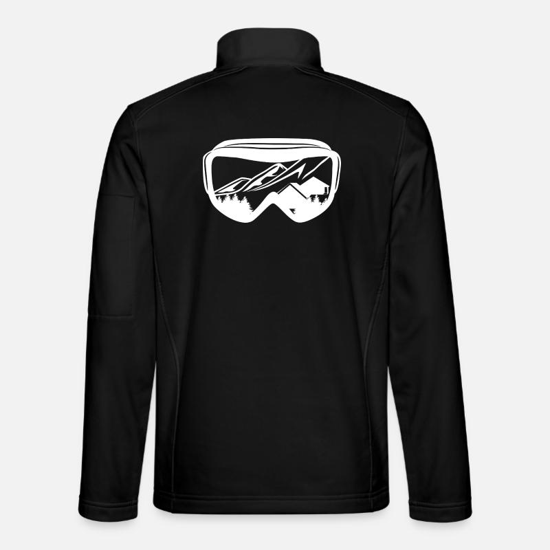 Snowboarding Brille - Unisex Softshelljacke - Schwarz