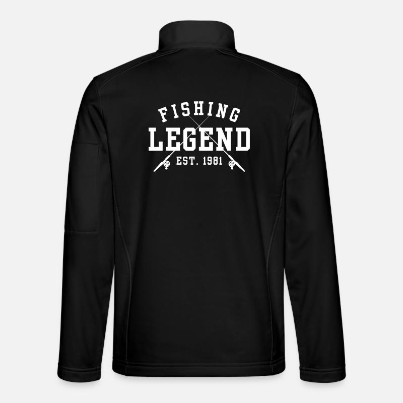 Fishing Legend Est 1981 - Unisex Softshell Jacket - black