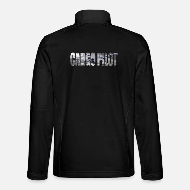 Cargo pilot C-130 - Unisex Softshelljacke - Schwarz