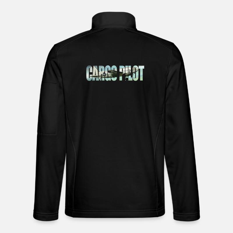 Cargo pilot C-46 - Unisex Softshell Jacket - black