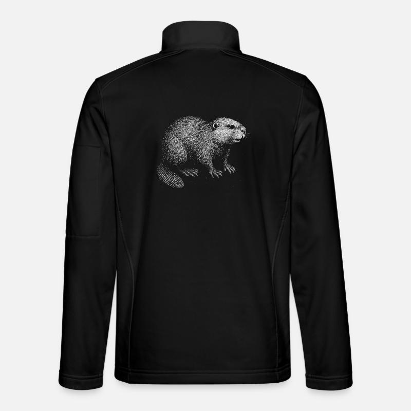 A beaver Unisex Softshell Jacket