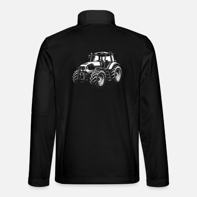 Puissance du terrain – Édition rétro - Veste en tissu softshell Unisexe - noir