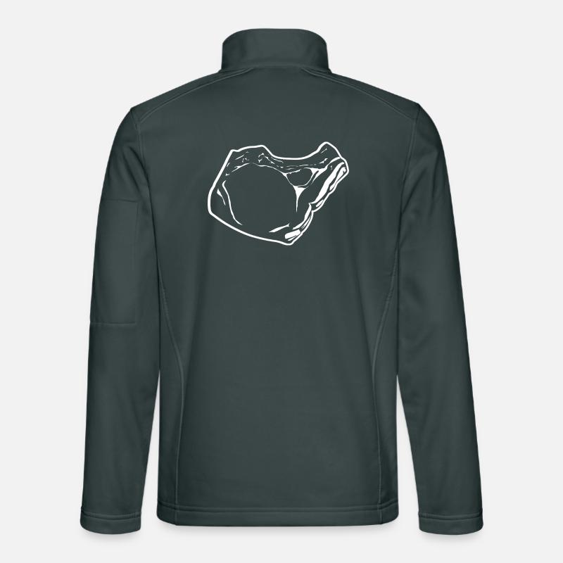Steak Sketch Unisex Softshell Jacket