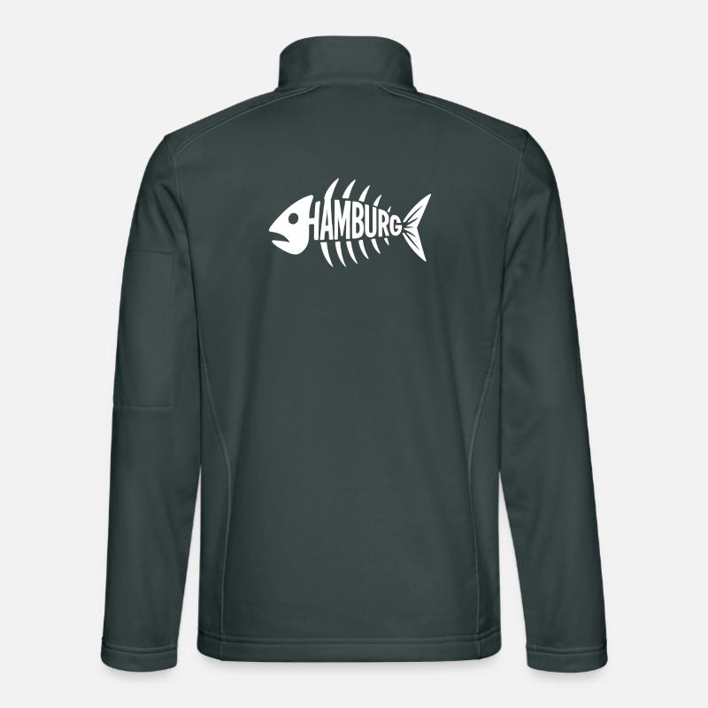 Culte de l’os de Hambourg Veste en tissu softshell Unisexe