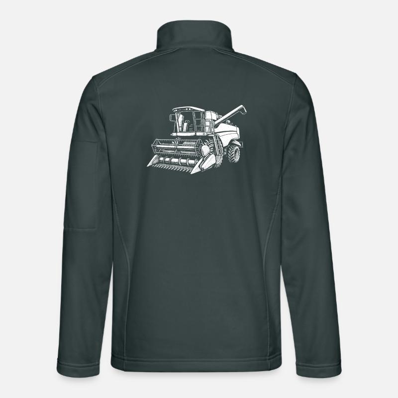 Géant des moissons en tournée Veste en tissu softshell Unisexe