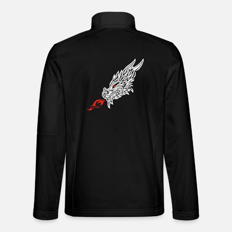 Dragon's Breath - Unisex Softshell Jacket - black