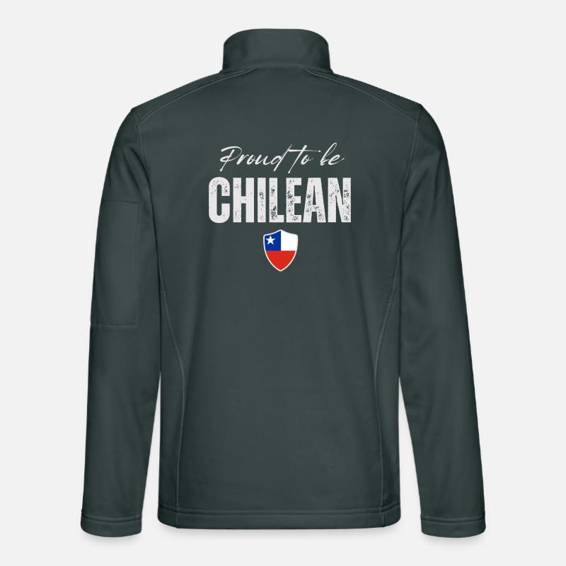 Stolzer Chilene, ich liebe Chile Unisex Softshelljacke