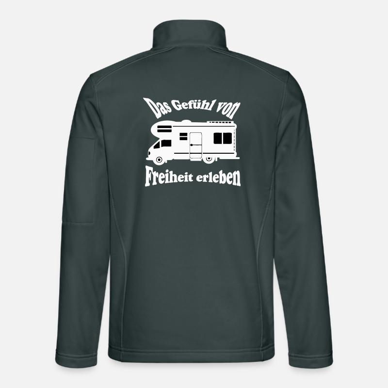 Camping-car , Découvrez le sentiment de liberté ...... Veste en tissu softshell Unisexe