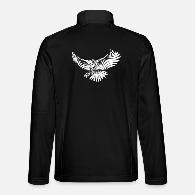 Heraldic Eagle Power - Unisex Softshell Jacket - black