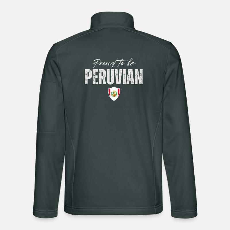 Stolzer Peruaner, hergestellt in Peru Unisex Softshelljacke