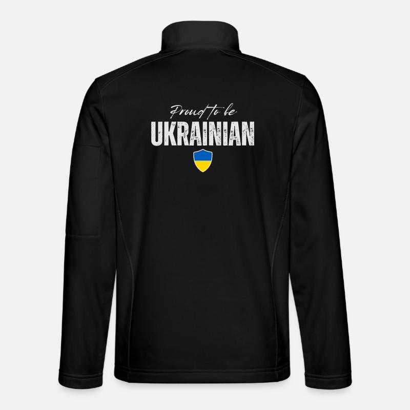 Ukrainian pride, I love Ukraine - Unisex Softshell Jacket - black