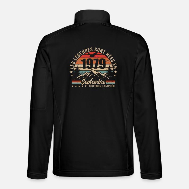 Legendary since September 1979 | September 1979 - Unisex Softshell Jacket - black