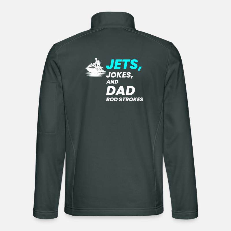Blagues sur les Jets et coups de papa Veste en tissu softshell Unisexe