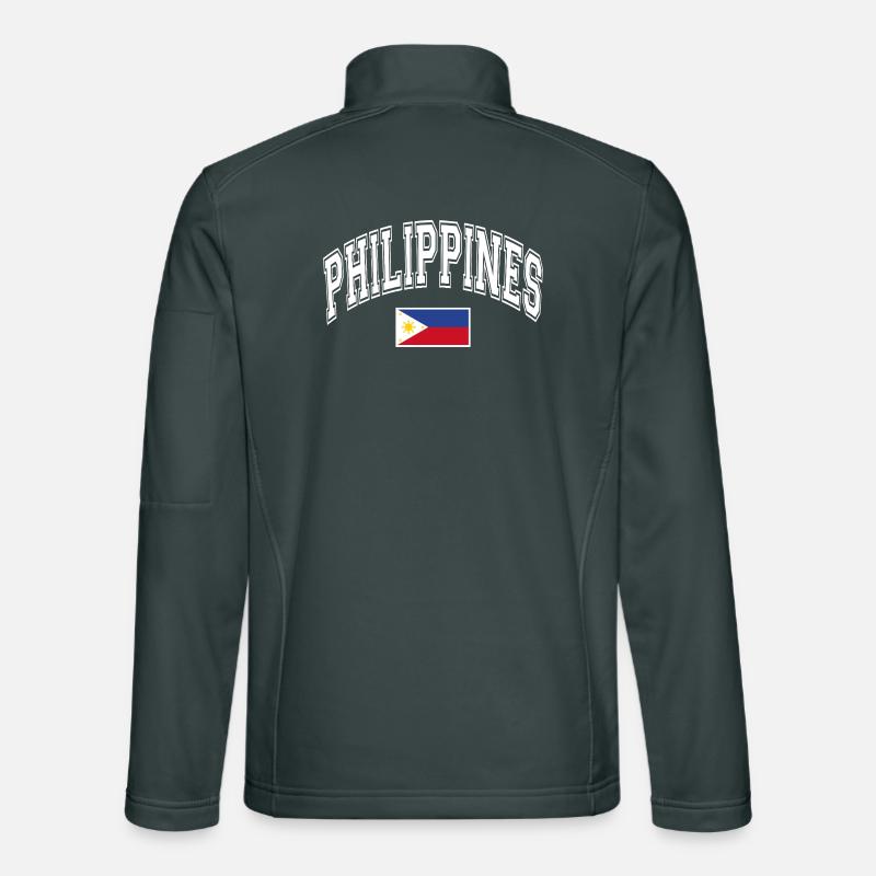 Philippinen Flagge Unisex Softshelljacke