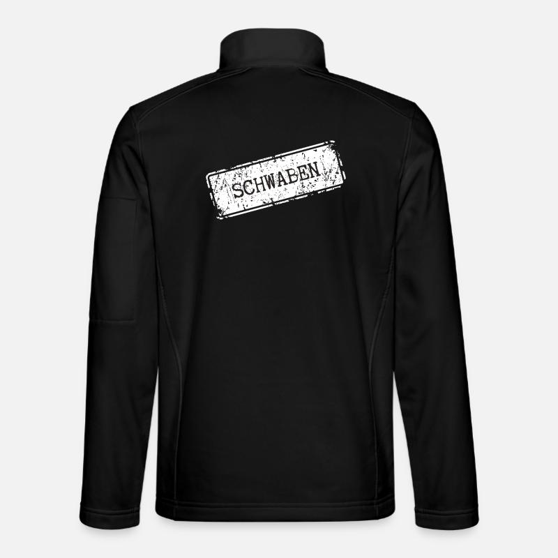 Swabia City Name Design - Unisex Softshell Jacket - black