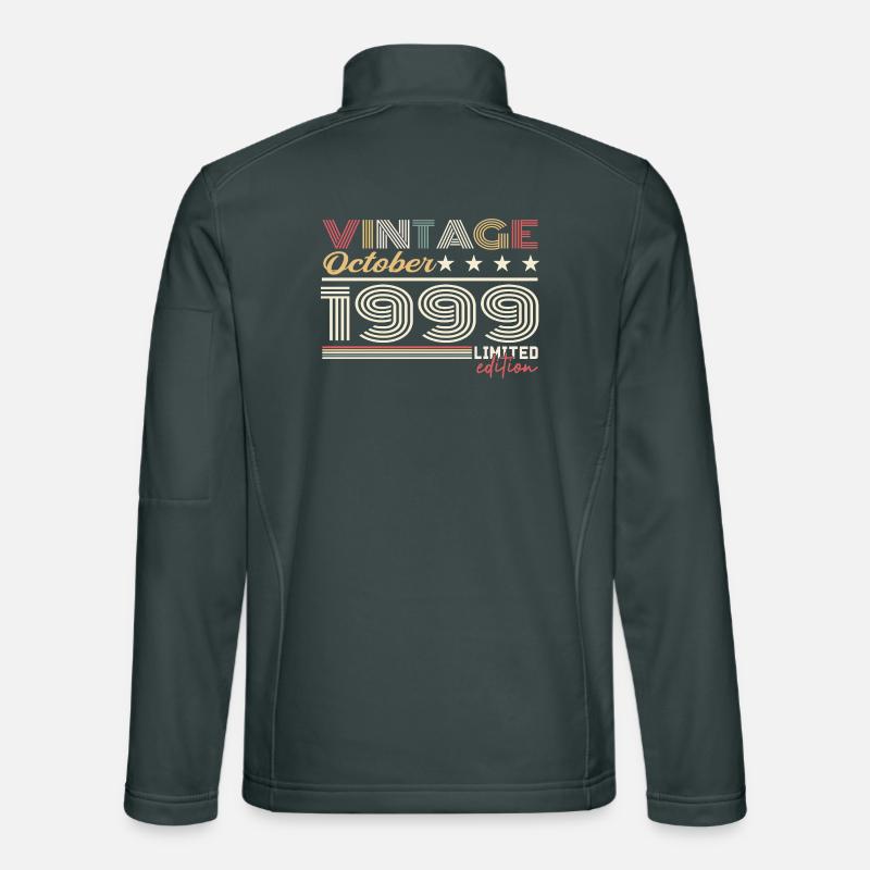 October 1999 Retro Anniversary 1999 October 1999 Unisex Softshell Jacket