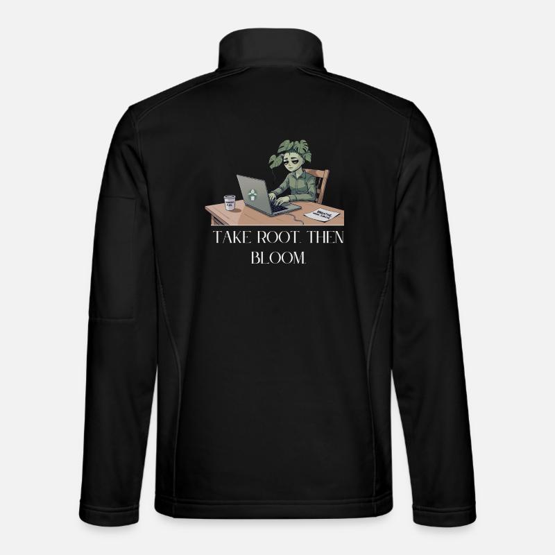 S’enraciner, puis s’épanouir Veste en tissu softshell Unisexe