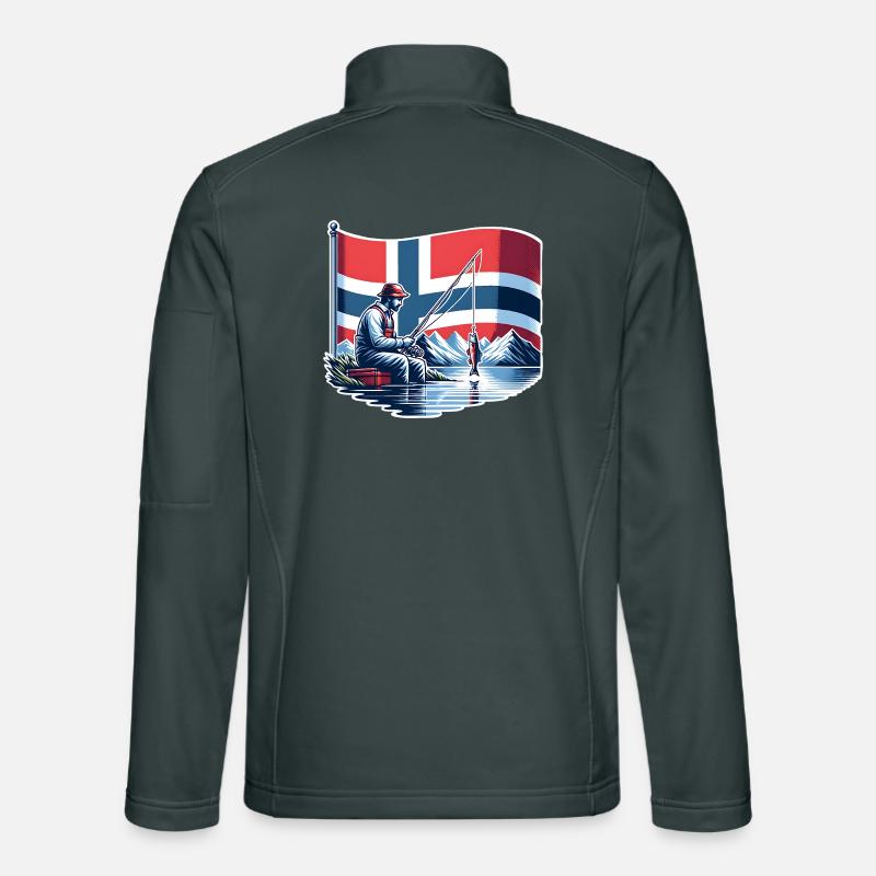 Bateau de pêche Norvège Veste en tissu softshell Unisexe