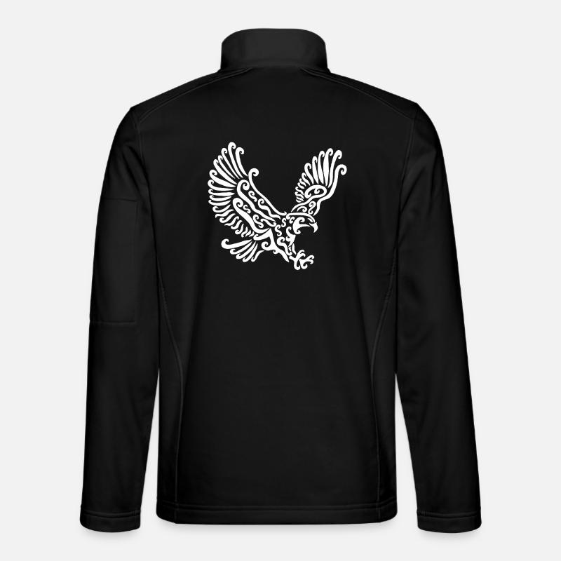 White Eagle - Unisex Softshell Jacket - black