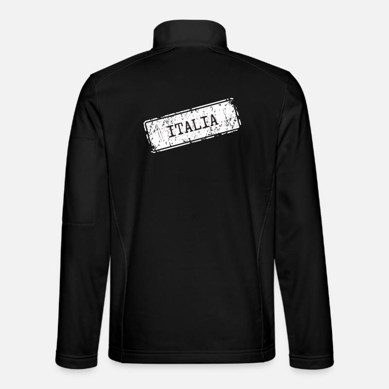Italia - Unisex Softshelljacke - Schwarz