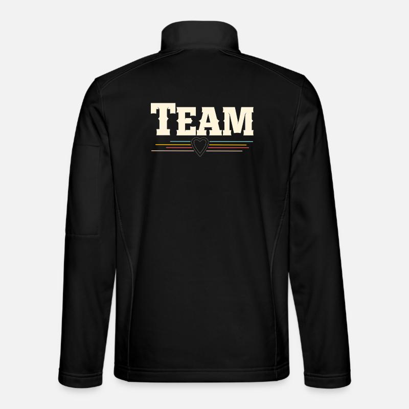 Team - Unisex Softshelljacke - Schwarz