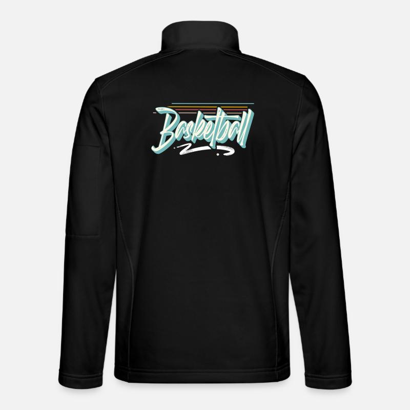 Basketball - Unisex Softshelljacke - Schwarz