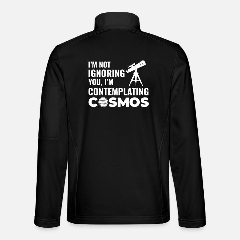 Astronomie Conception du système solaire Veste en tissu softshell Unisexe