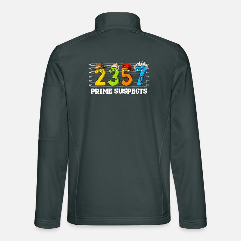 Funny Math Numbers Unisex Softshell Jacket