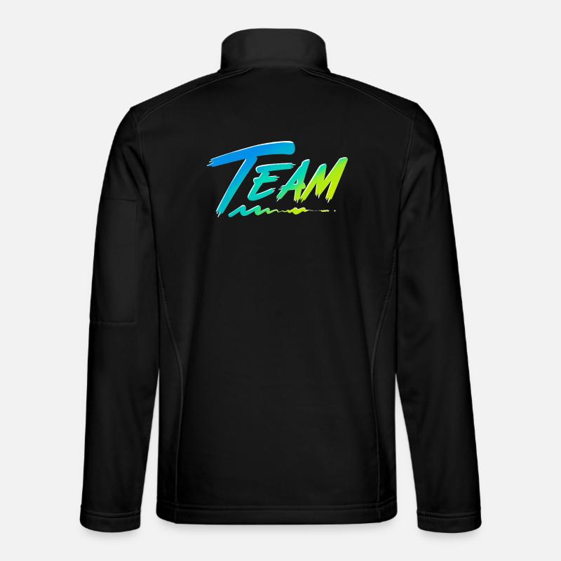 Team - Unisex Softshelljacke - Schwarz