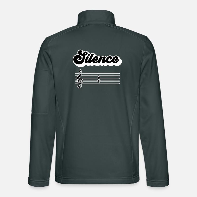 Silence Solfeggio Geschenk Musikermusik Unisex Softshelljacke