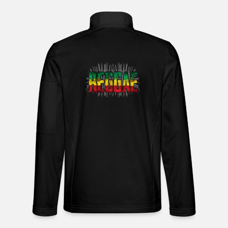 Reggae Symbol Design Unisex Softshell Jacket