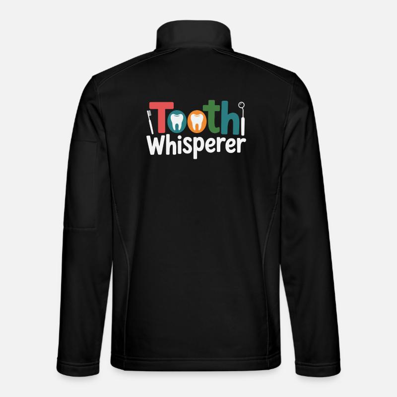 Dental Technician Precision Work  - Unisex Softshell Jacket - black