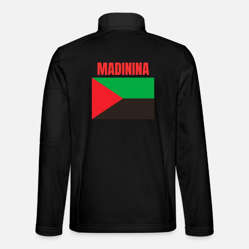 Madinina Martinique flag t-shirt - Unisex Softshell Jacket - black
