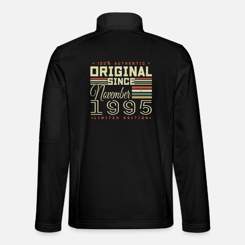 Birthday Gift November 1995 - Unisex Softshell Jacket - black