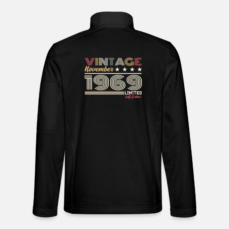 November 1969 - Unisex Softshelljacke - Schwarz
