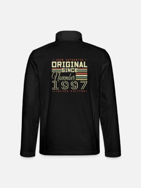 Birthday Gift November 1997 - Unisex Softshell Jacket - black