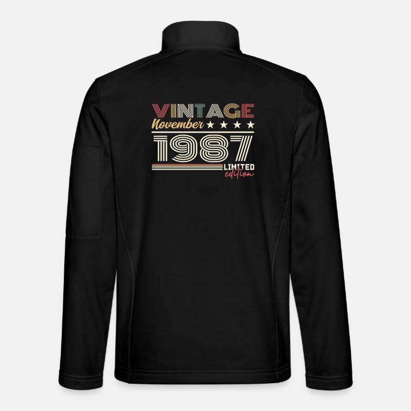 November 1987 - Unisex Softshell Jacket - black