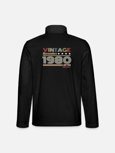 November 1980 - Unisex Softshell Jacket - black