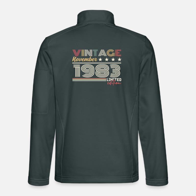 Novembre 1983 Veste en tissu softshell Unisexe