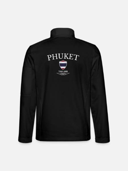 Phuket Thailand, Phuket souvenir - Unisex Softshell Jacket - black