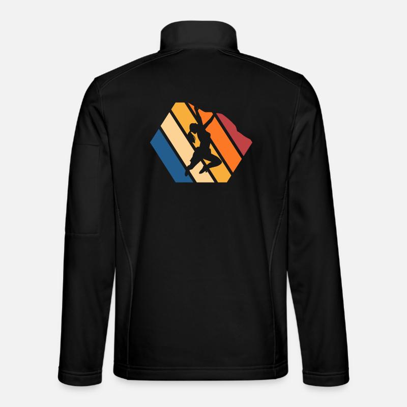 Dynamic Street Dance Silhouette Unisex Softshell Jacket