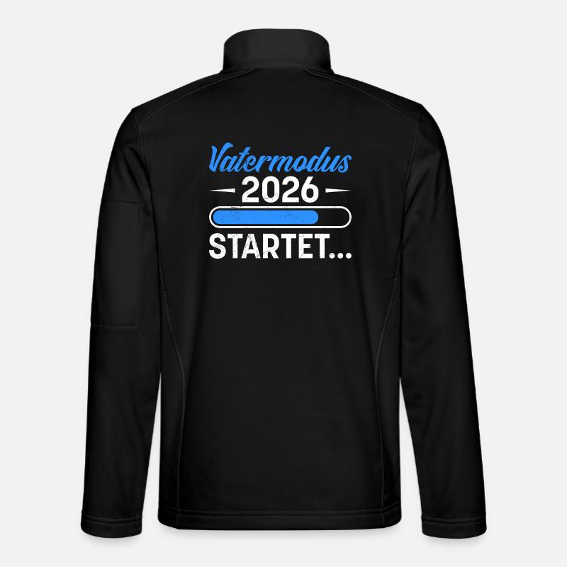 Future Dad FATHER MODE 2026 STARTS Unisex Softshell Jacket