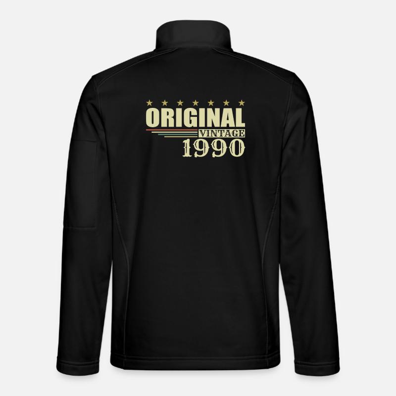 1990 Birthday 1990 - Unisex Softshell Jacket - black