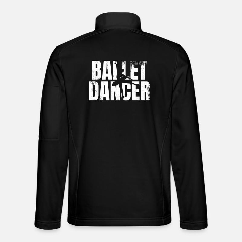 Drôle de danseuse de ballet - Veste en tissu softshell Unisexe - noir
