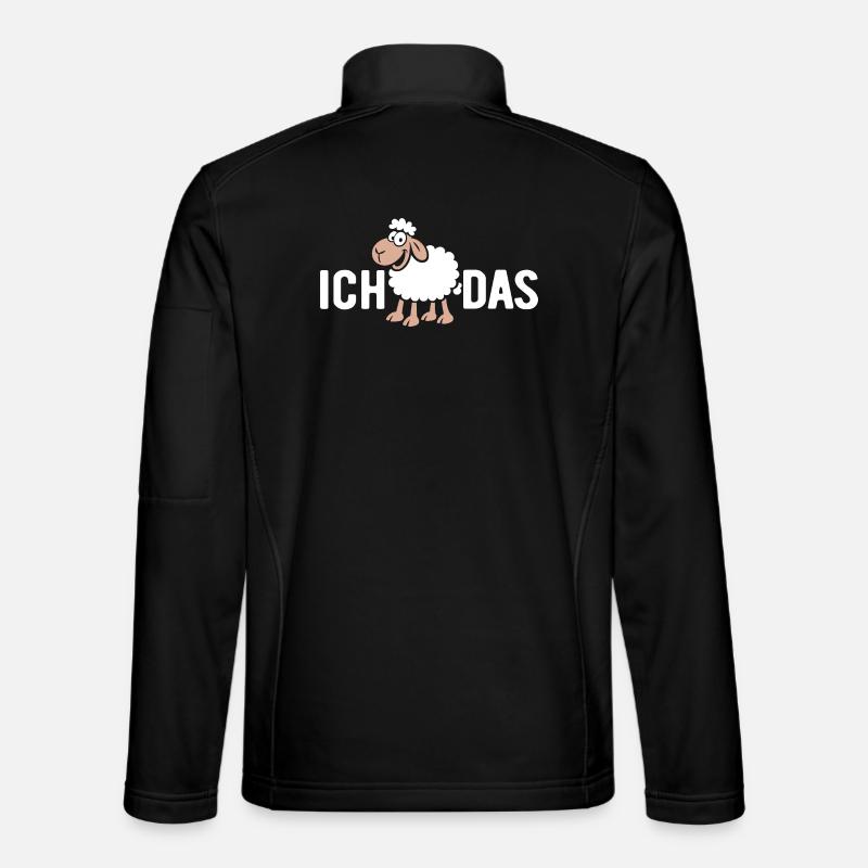 Ich SCHAF das - Wortspiel mit Schaf Unisex Softshelljacke
