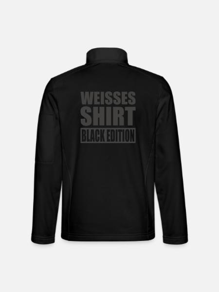 White Shirt Black Edition - Unisex Softshelljacke - Schwarz