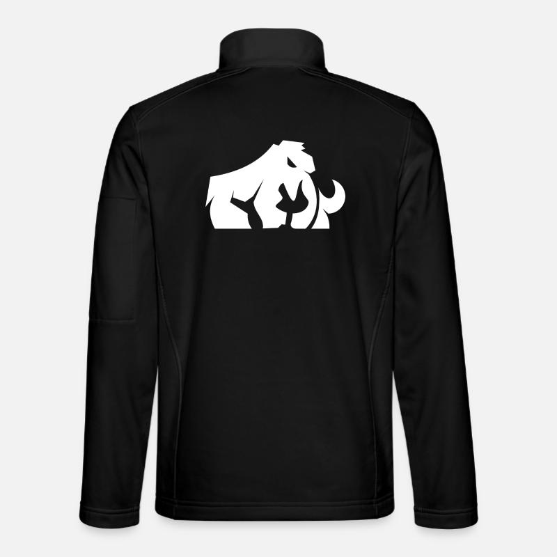 Modernes Mammut – Stylisches Eiszeit-Design - Unisex Softshell Jacket - black