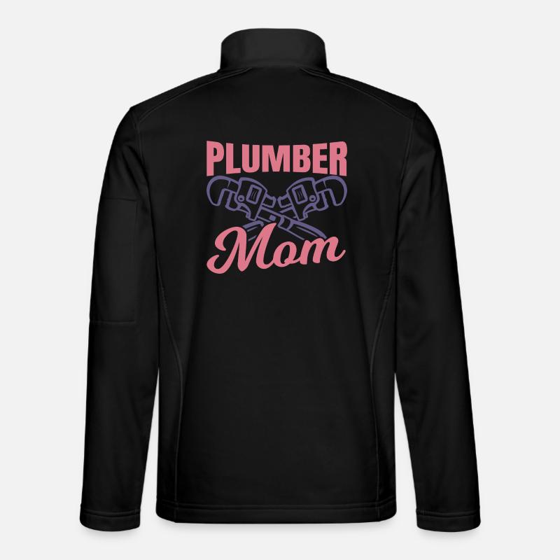Plumber Mother - Unisex Softshell Jacket - black
