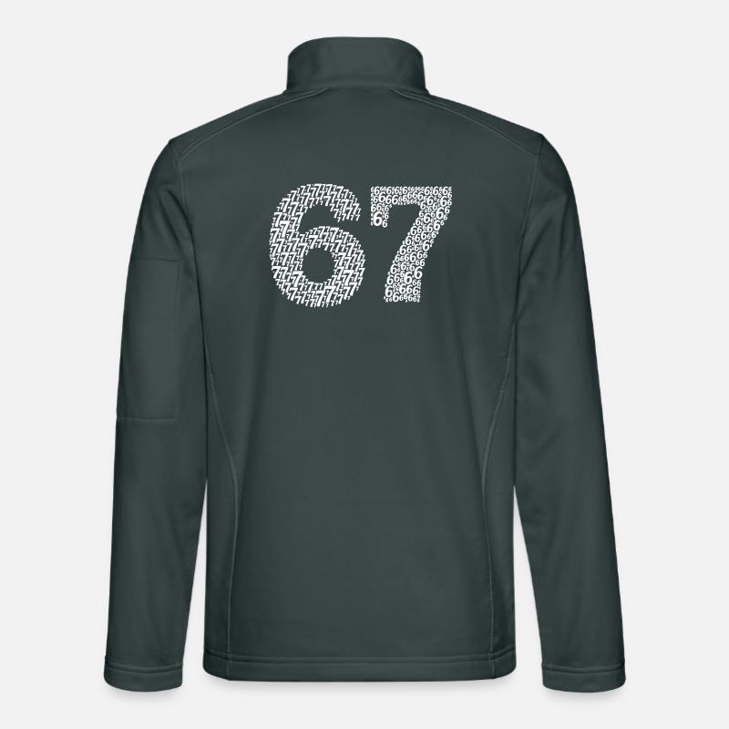 Sixty Seven meme Unisex Softshell Jacket